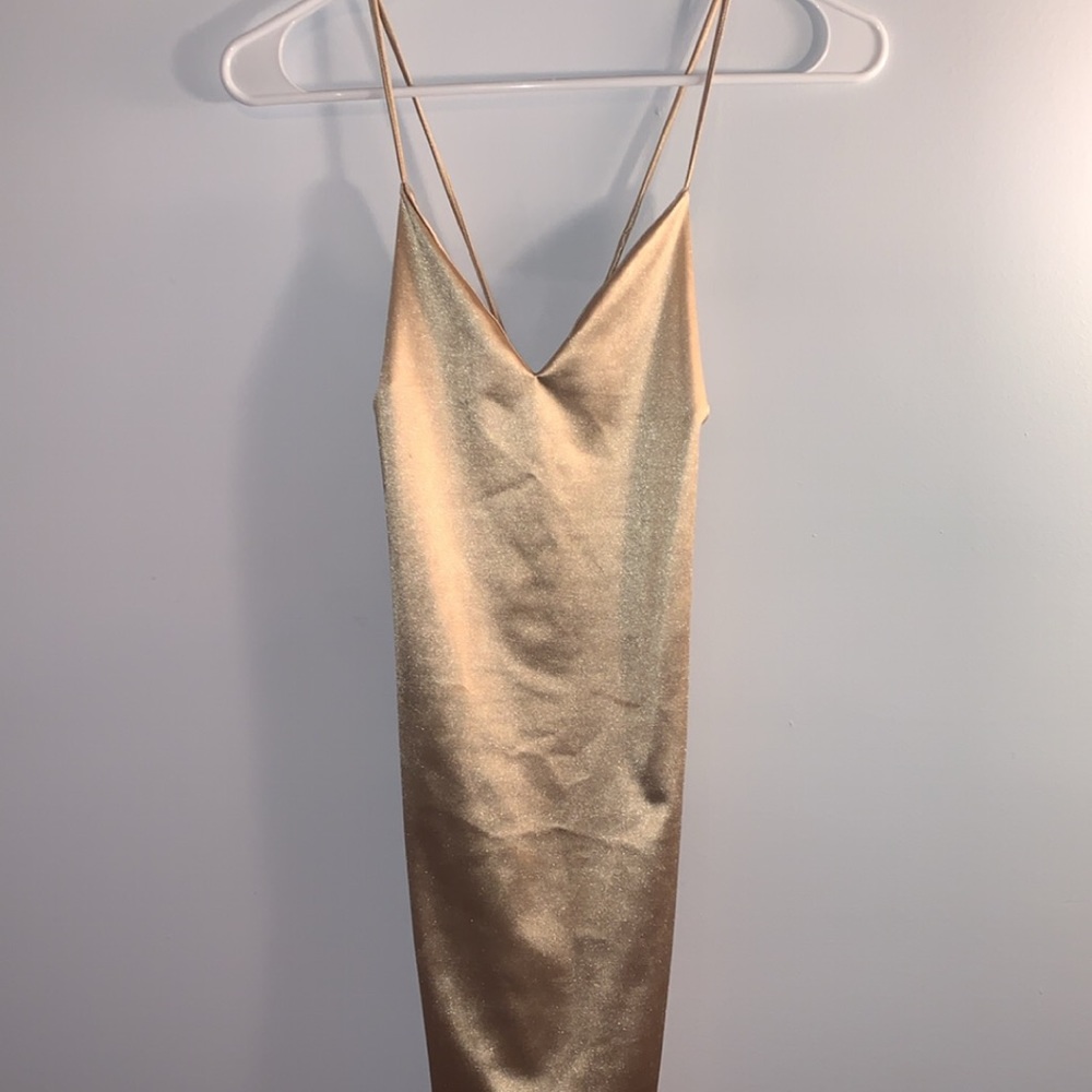 Gold dress